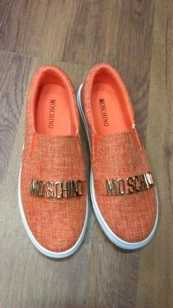 Слипоны Moschino! Новинка 2015! Текстиль