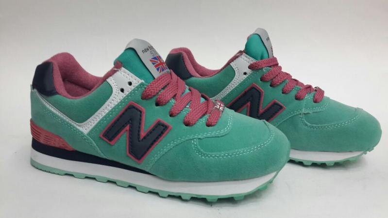 New Balance кроссовки 574 модель натуральная замша