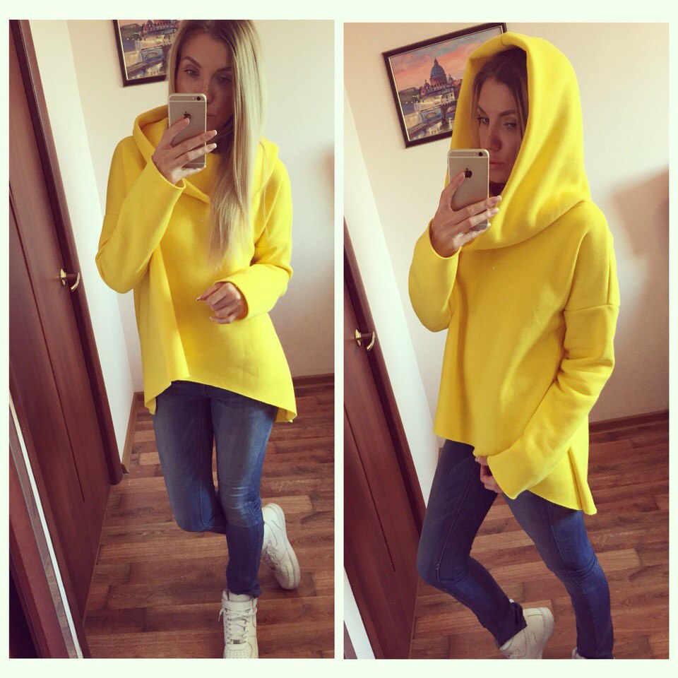 Желтый костюм на флисе